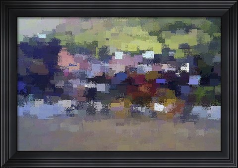 Framed Village Print