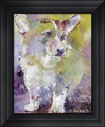 Framed Art Corgi Print