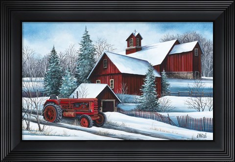 Framed American Winter Print