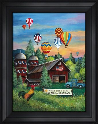 Framed Rise and Shine Print