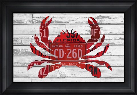Framed Crab Print
