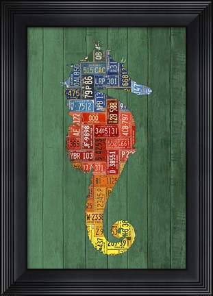 Framed Seahorse Print