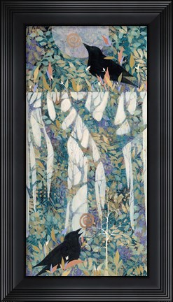 Framed Moon Songs Print