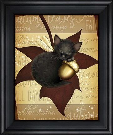 Framed Acorn Daydreams Print