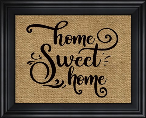 Framed Home Sweet Home Print