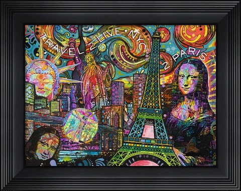 Framed Iconic Travel Print