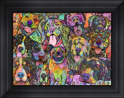 Framed Best Friends Print