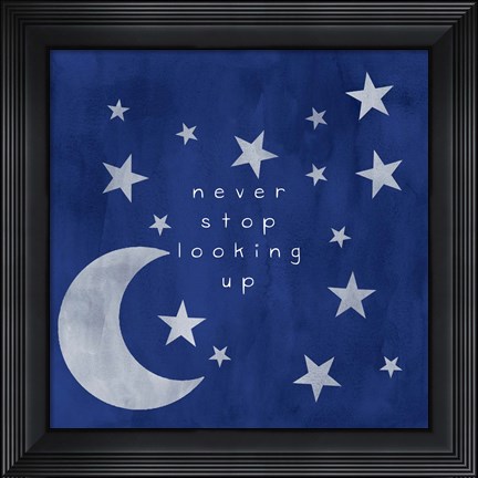 Framed Looking Up F Print