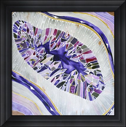 Framed Amethyst Geode Print