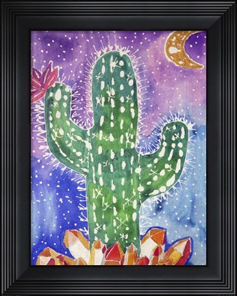 Framed Spirit Quartz Cactus Print