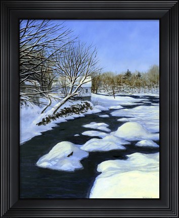 Framed Crystal Blue Print