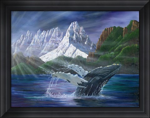 Framed Catching-Rays Print