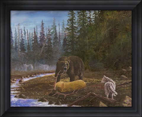 Framed Mine Print