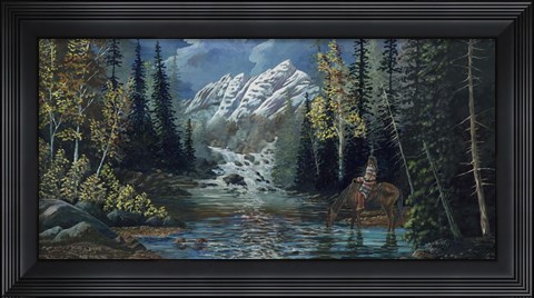Framed Hidden Falls Print