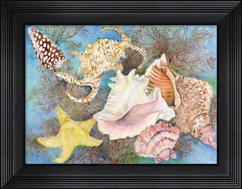 Framed Gifts from the Sea Print
