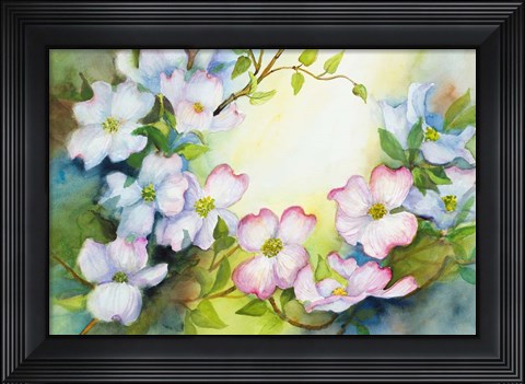 Framed Tree-Top Dogwood Print