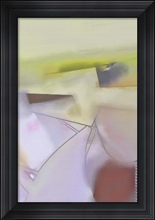 Framed Five Point Glue Print