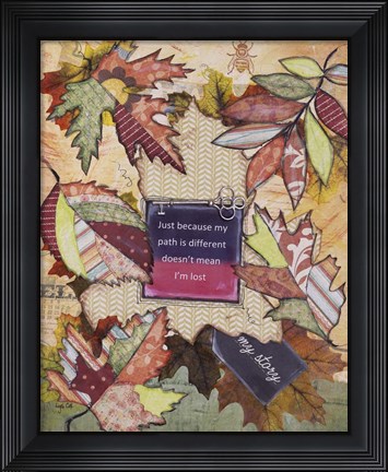 Framed Different Paths Print