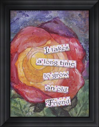 Framed Old Friends Print