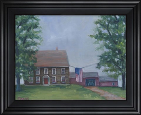 Framed Patriotic Morning Print