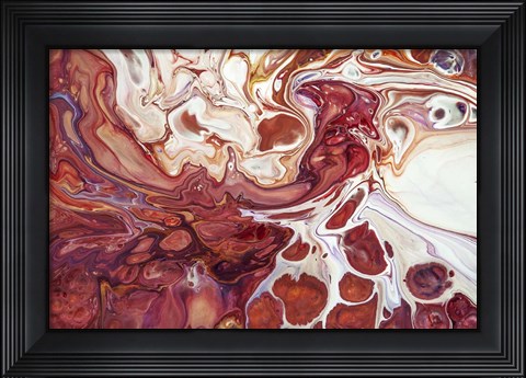 Framed Fluid Acrylic Bringing Into Life 1 Print