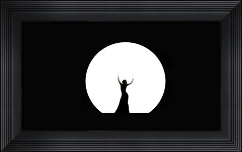 Framed Full Moon Dance Print