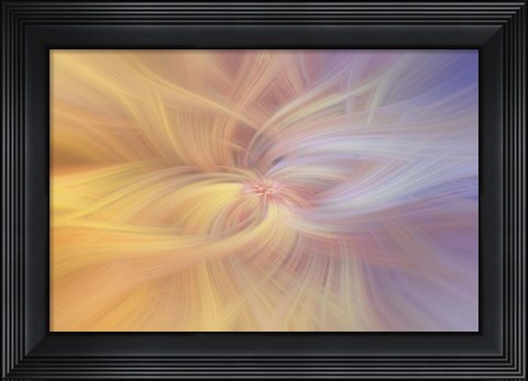 Framed Mystery of Colors Art of Harmony Print