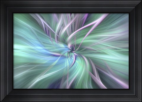 Framed Mystery of Colors Fields of Ice Print
