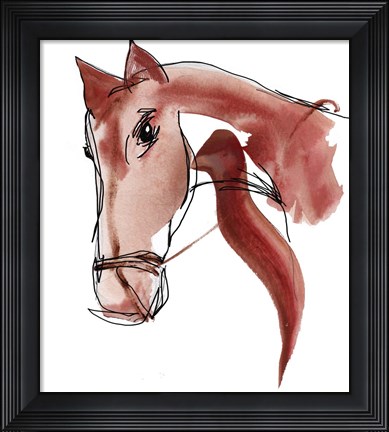 Framed Horse Print
