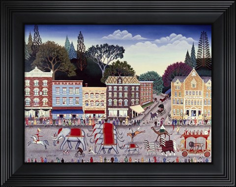 Framed Circus Parade Print