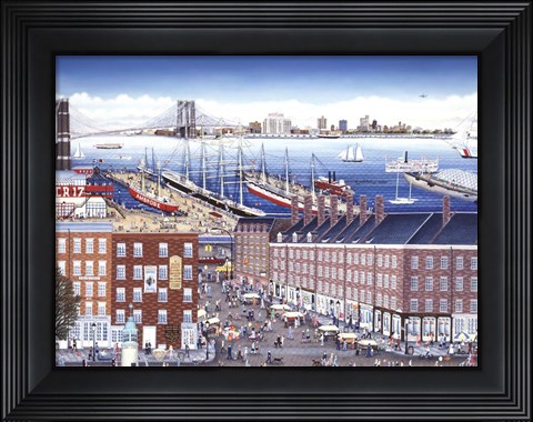 Framed SouthStreet Seaport Print