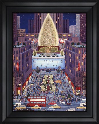 Framed Rockefeller Center Print