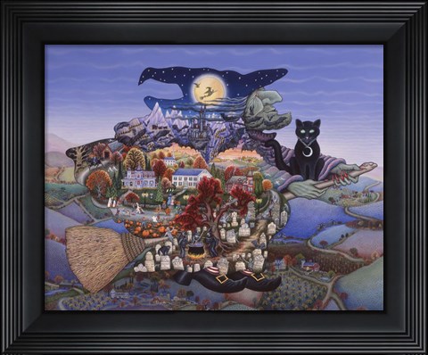 Framed Witch Print