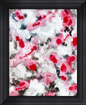 Framed Blushing blooms 1 Print