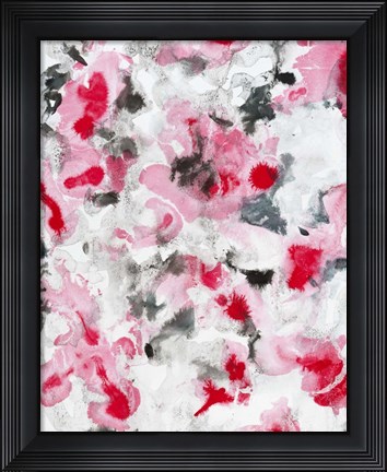 Framed Blushing blooms 2 Print