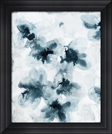 Framed Dogwood Monochrome 1 Print