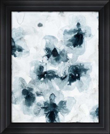 Framed Dogwood Monochrome 2 Print