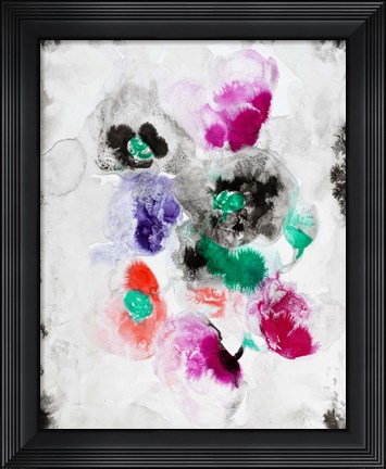 Framed Pansy Play Print