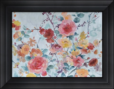 Framed Loose Blossoms Print