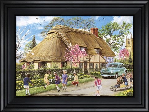 Framed Spring In Their Heels Print