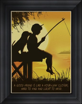 Framed Best Friends Print