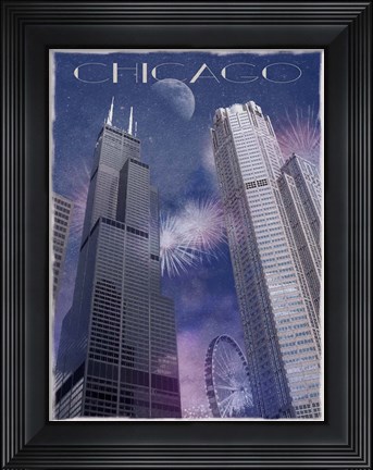 Framed Chicago Magic Print