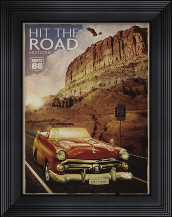 Framed Route66 Print