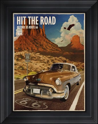Framed 66 Desert Cruise Print
