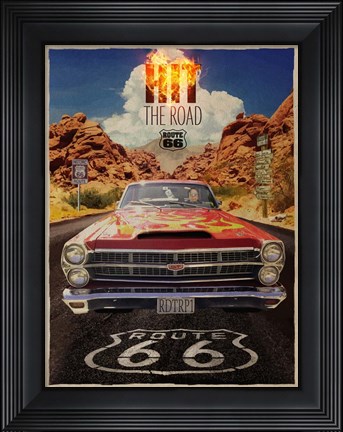 Framed Desert Run Print