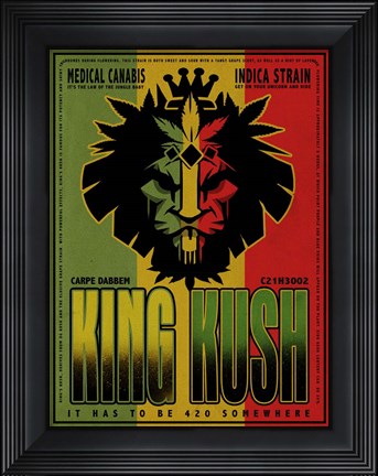 Framed King Kush Print