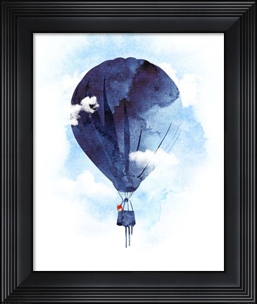 Framed Bye Bye Baloon Print
