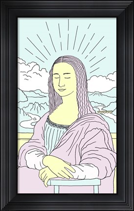 Framed Monalisa Print