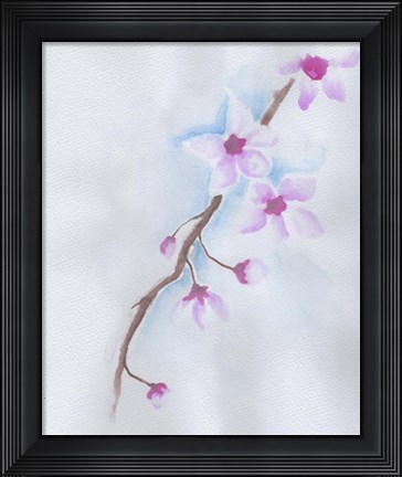 Framed Cherry Blossoms Print