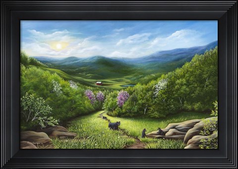Framed Three Little Bears Print